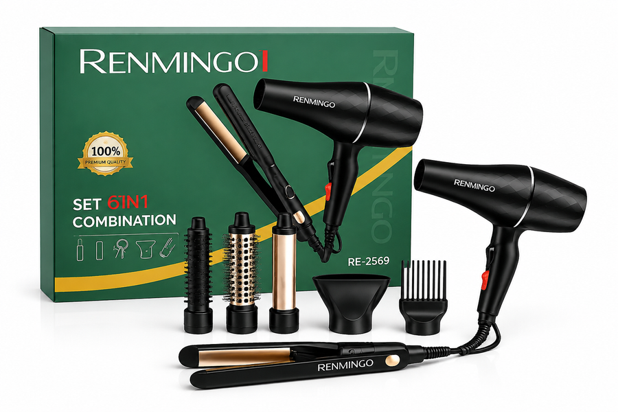 6-in-1 Hair Styling Set for Women