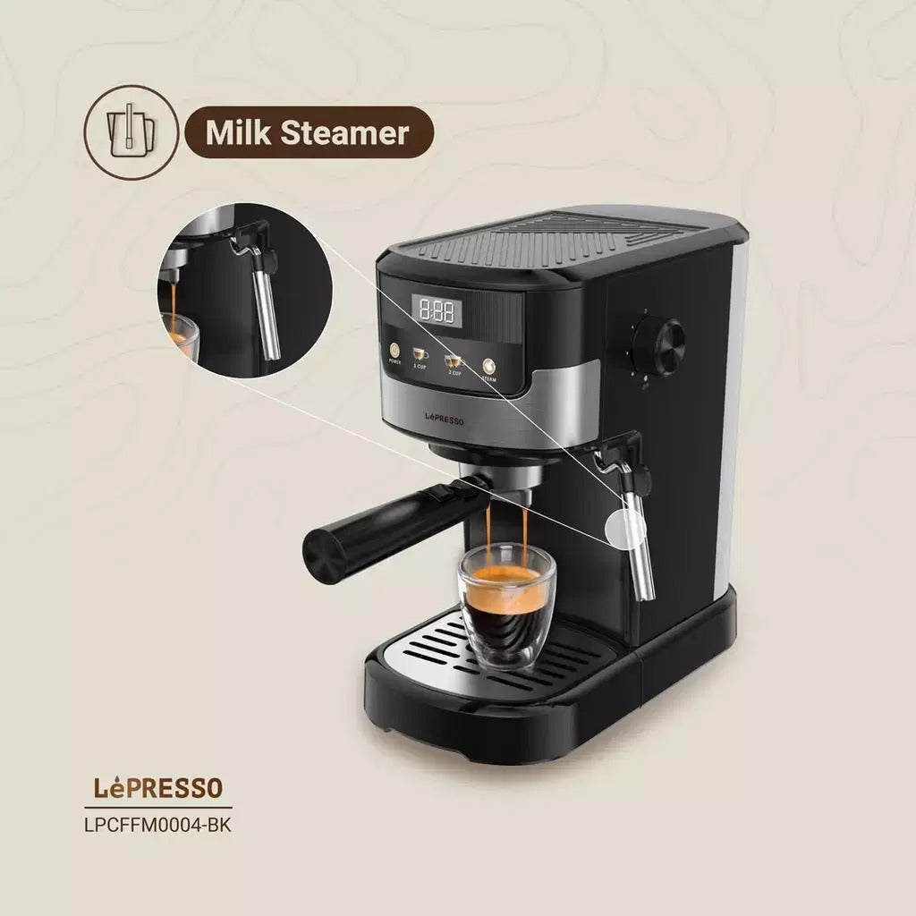 Lepresso Suprema Espresso Machine – Black