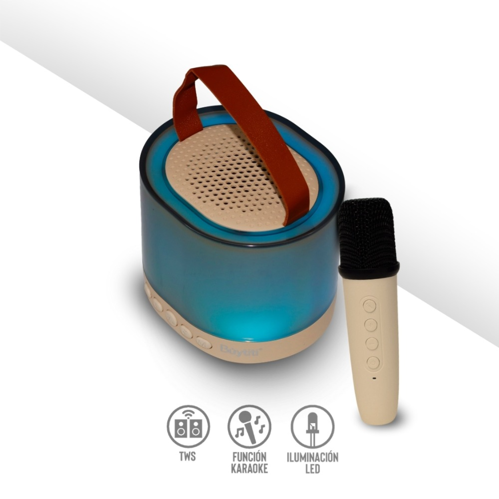Mini Bluetooth Speaker with Wireless Microphone