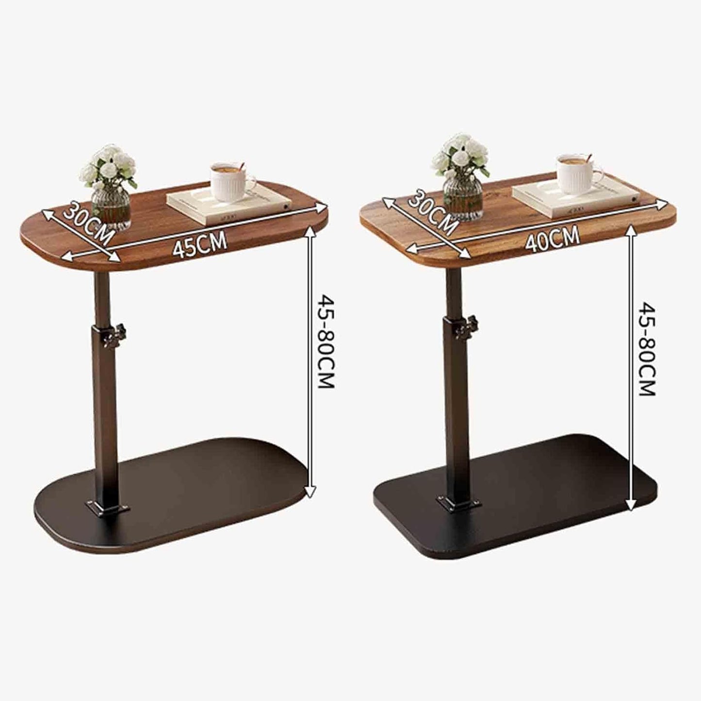 C Shaped Coffee Side Table