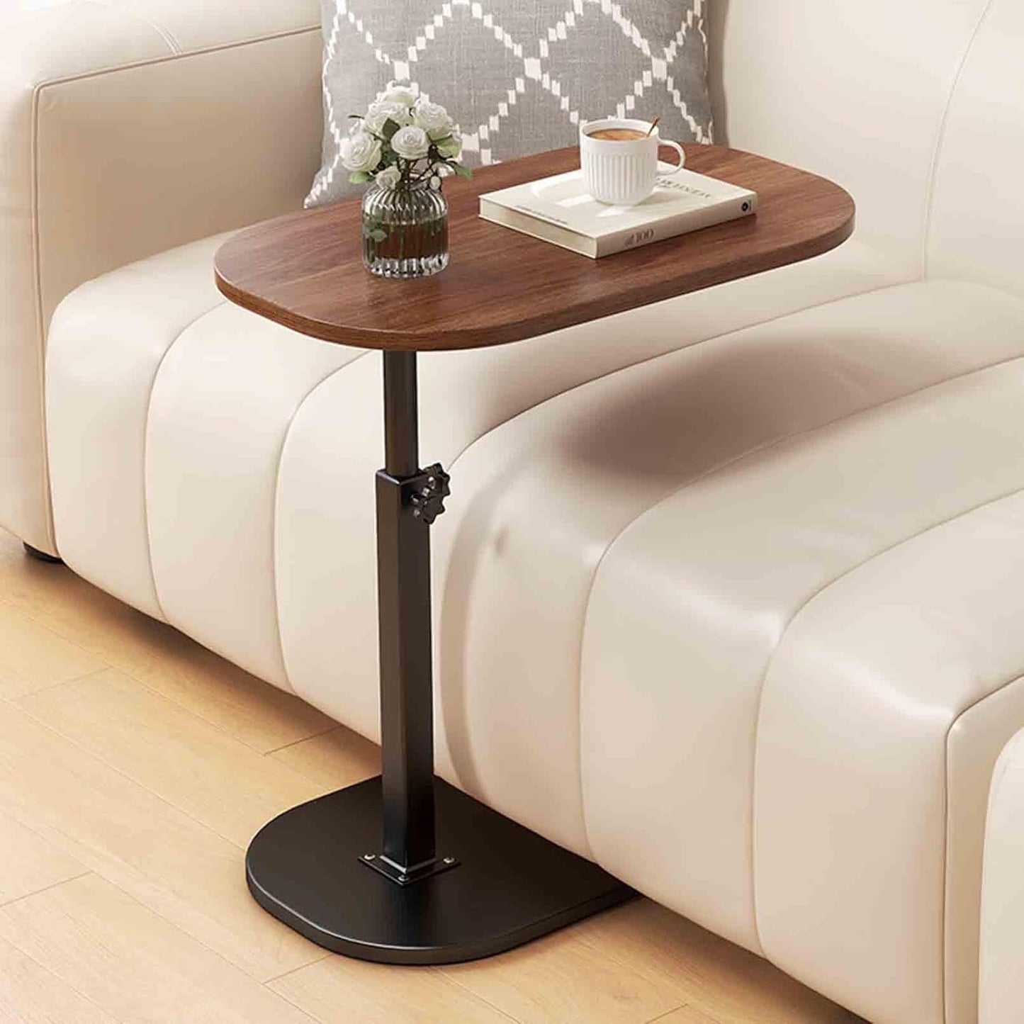 C Shaped Coffee Side Table