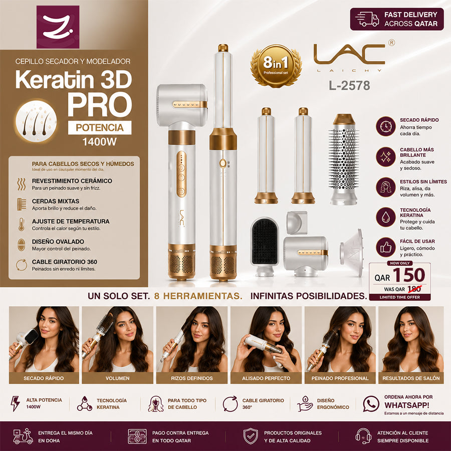 Keratin 3D Pro 8 in 1