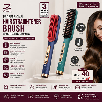 K-Skin Hair Straightening Brush
