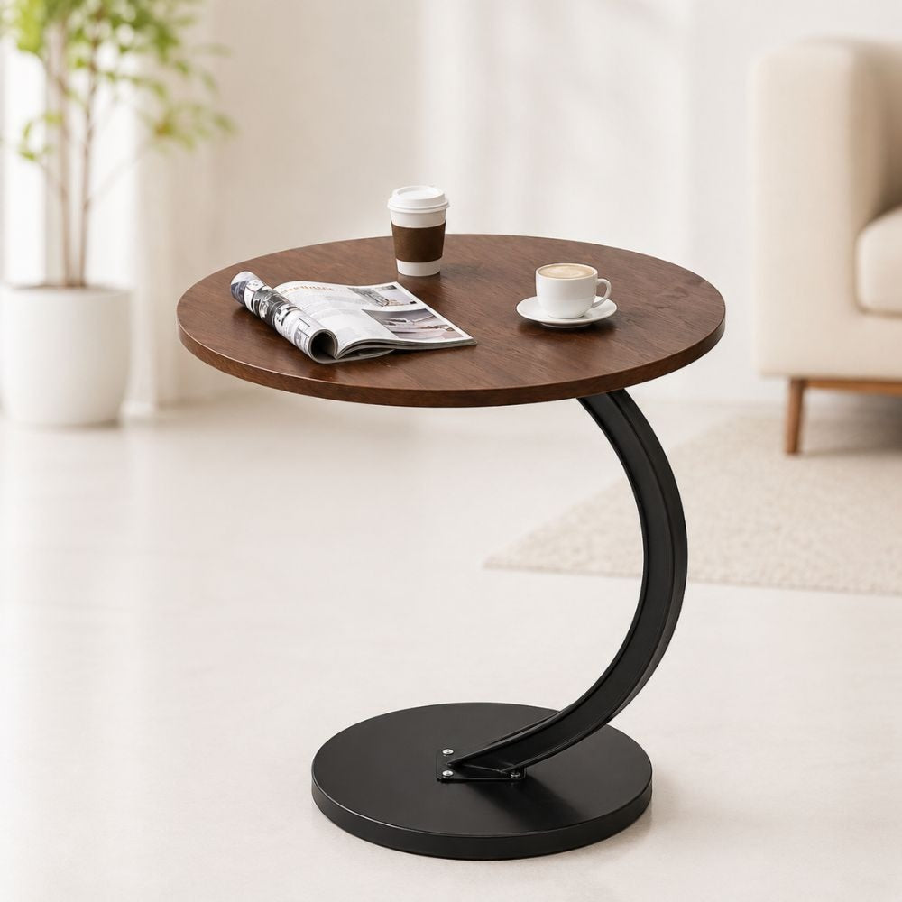 C Shaped Coffee Table