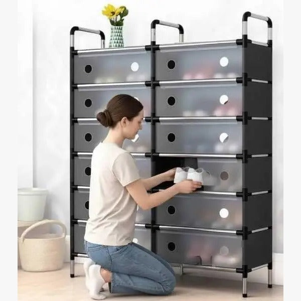 Dual Shoe Rack
