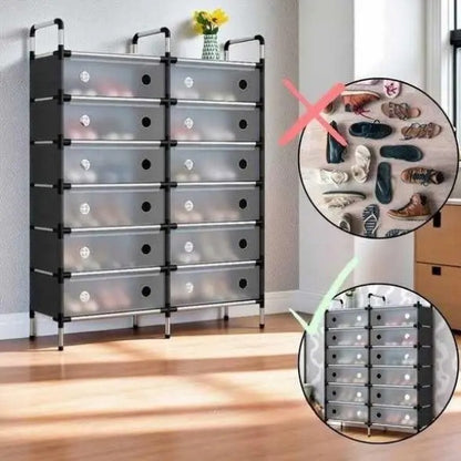 Dual Shoe Rack