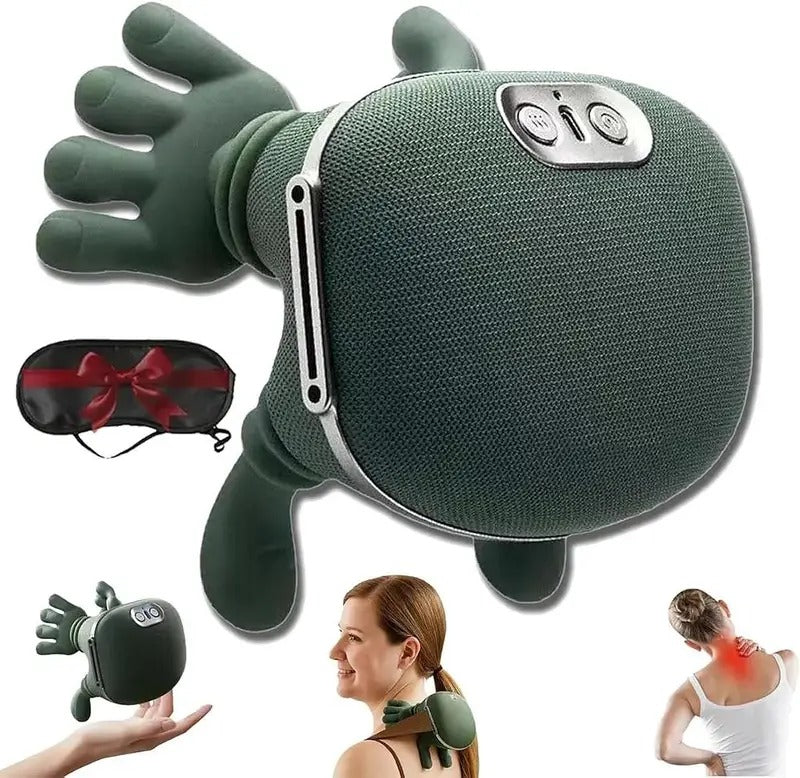 Cordless Hand Shaped Massage Neck & Shoulder Massager with Heating