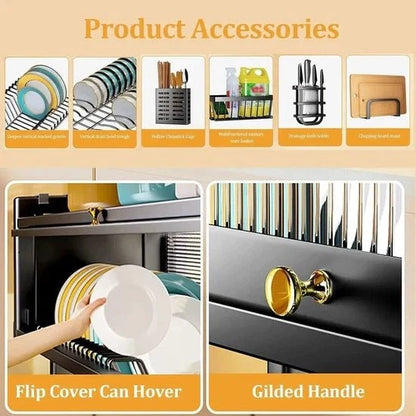 Over The Sink Rack for Kitchen – Multi-Functional Kitchen Storage Organizer