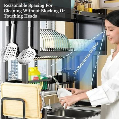 Over The Sink Rack for Kitchen – Multi-Functional Kitchen Storage Organizer