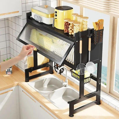Over The Sink Rack for Kitchen – Multi-Functional Kitchen Storage Organizer