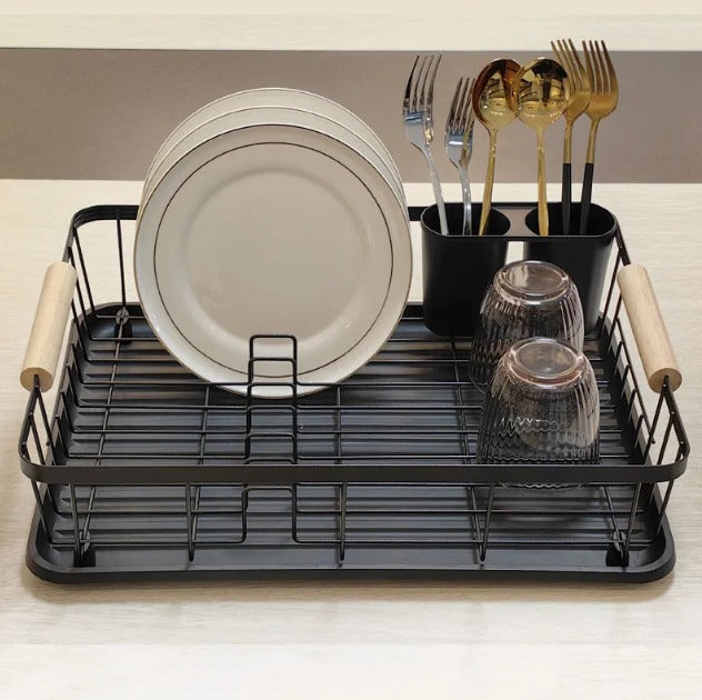 Kitchen Modern Plate Dish Rack Drainer Dish Drying Rack Drainer