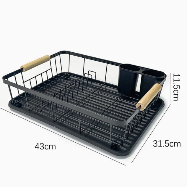 Kitchen Modern Plate Dish Rack Drainer Dish Drying Rack Drainer