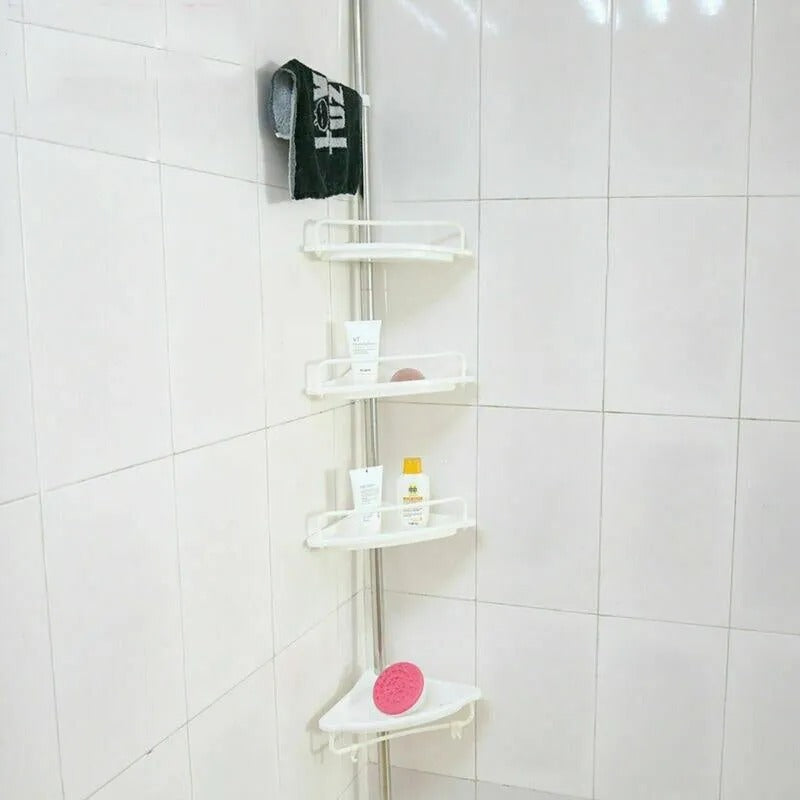 Multi Corner Bathroom Shelf Adjustable Storage Rack