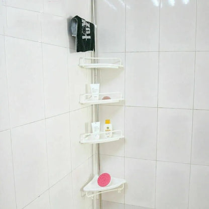 Multi Corner Bathroom Shelf Adjustable Storage Rack