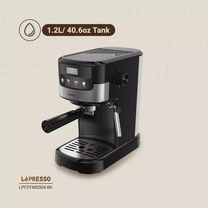 Lepresso Suprema Espresso Machine – Black