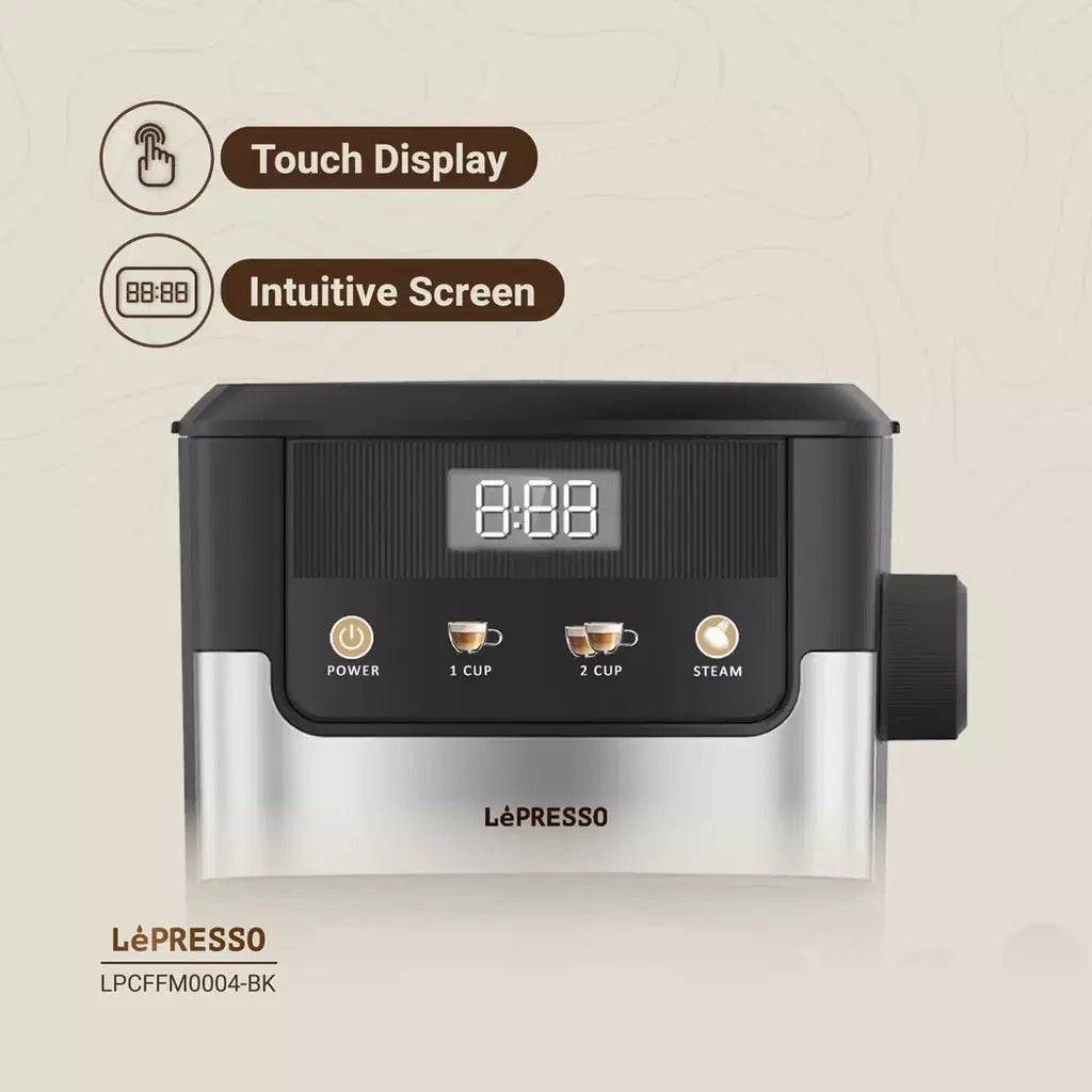 Lepresso Suprema Espresso Machine – Black