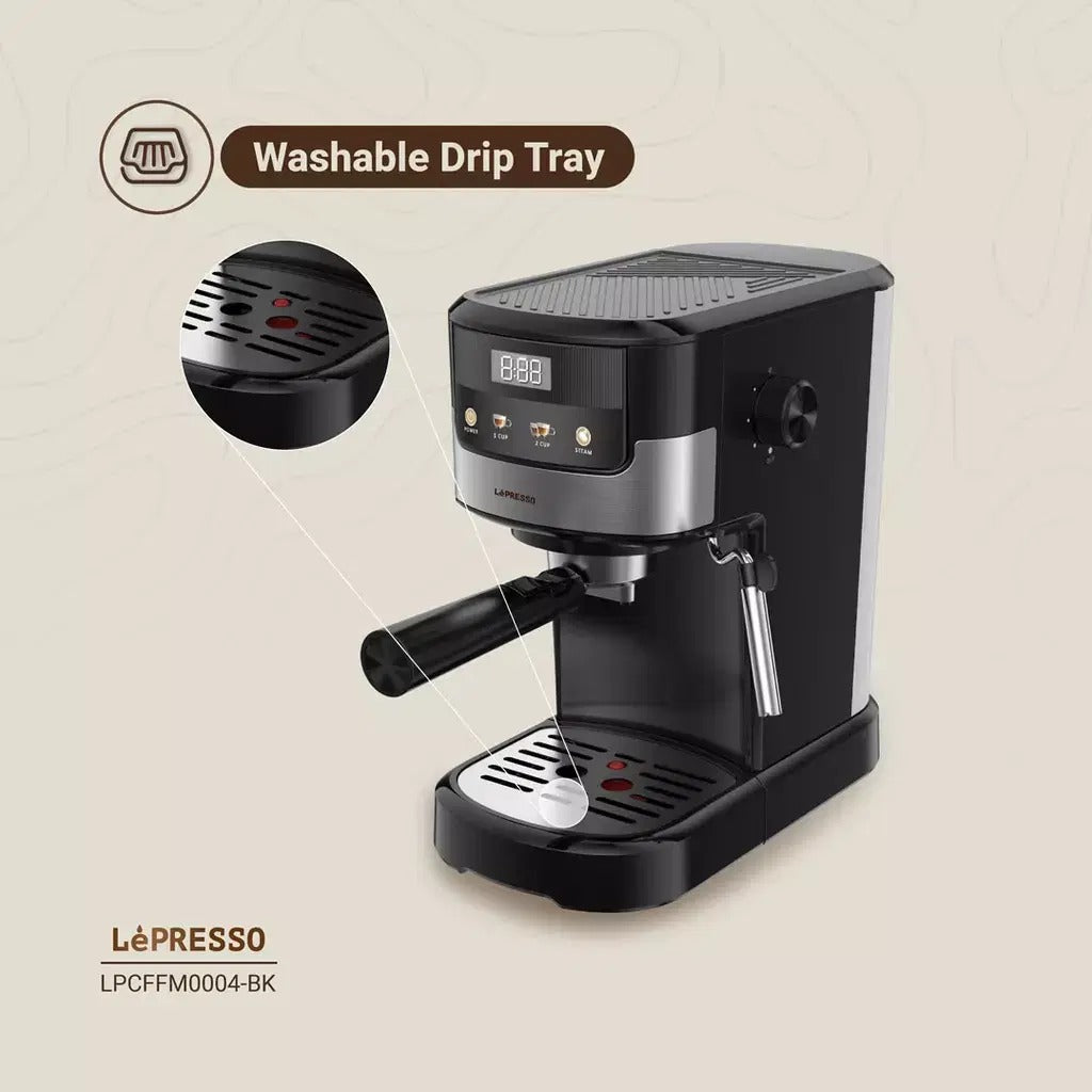 Lepresso Suprema Espresso Machine – Black