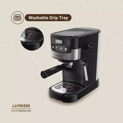 Lepresso Suprema Espresso Machine – Black