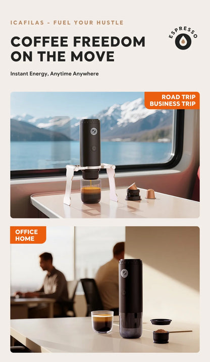 2-in-1 Portable Espresso Machine