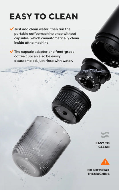 2-in-1 Portable Espresso Machine