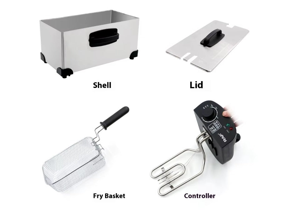 RAF 3L Deep Fryer – 2000W
