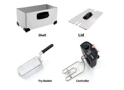 RAF 3L Deep Fryer – 2000W
