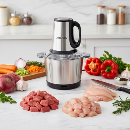 Jiham Stainless Steel Electric Meat Grinder